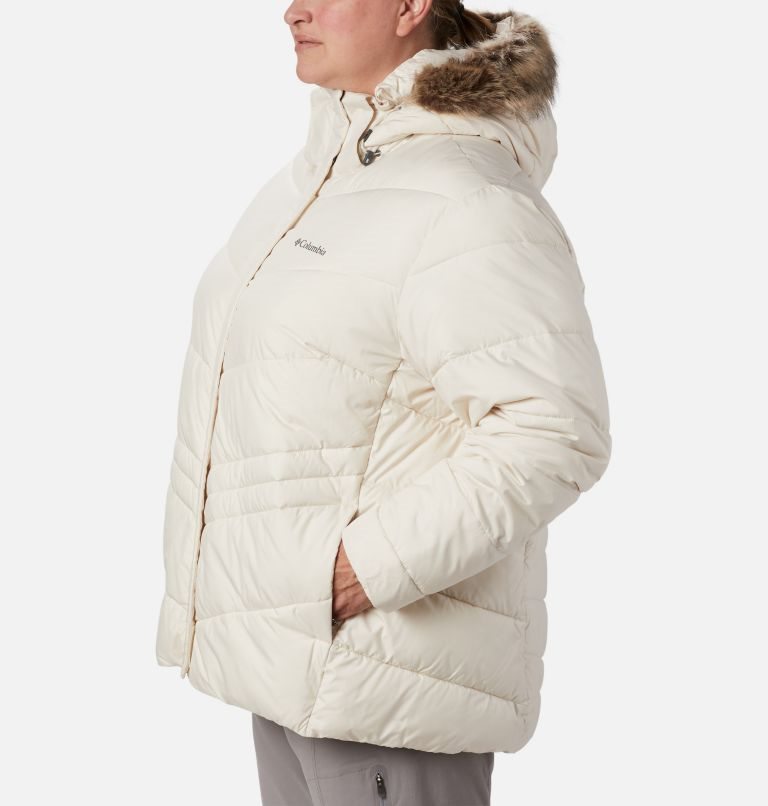 Women's Columbia Peak to Park Insulated Jackets Cream | Plus Size CA-UALC4